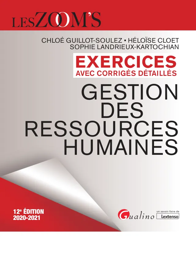 Couverture du document : Gestion des ressources humaines