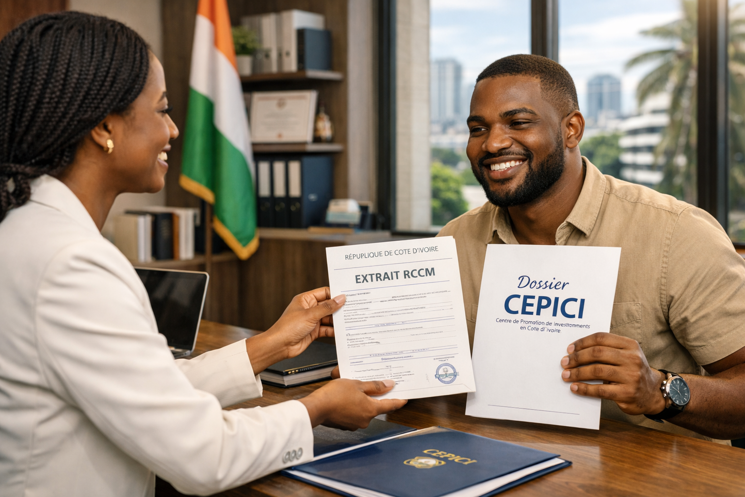 Création d'entreprise Côte d'Ivoire — GEDBERED